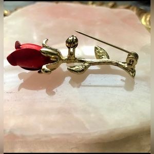 Vintage Rose Brooch